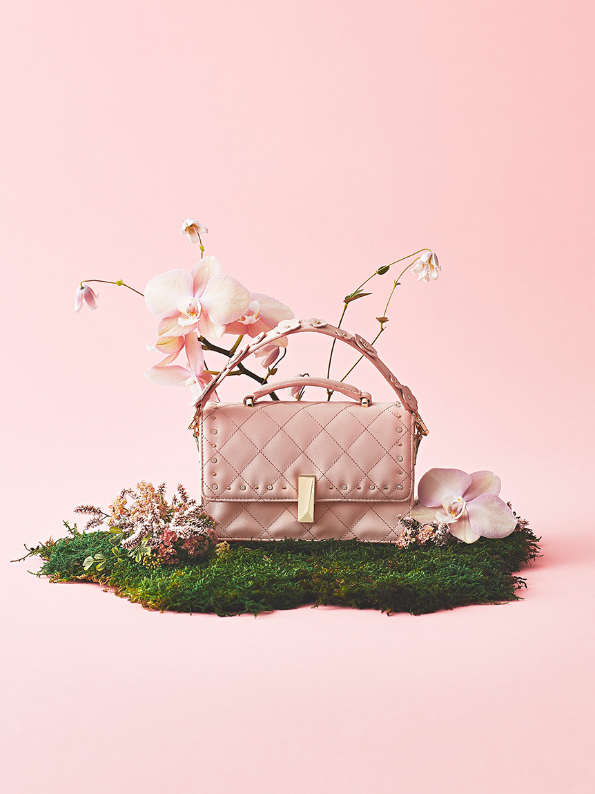 リュタン】ビジュースタッズミニショルダー(ハンドバッグ)｜BAGS