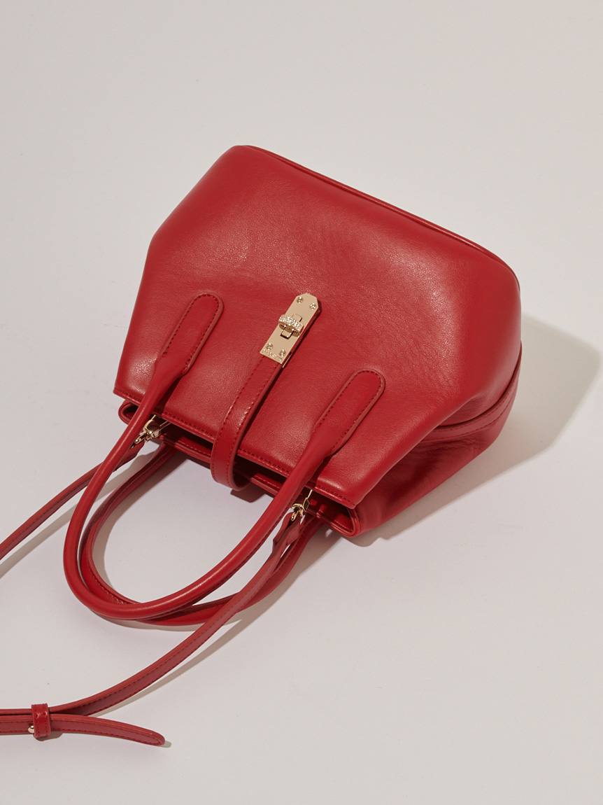 ビジュー付きメタルポイントミドルトート(ハンドバッグ)｜BAG｜CELFORD