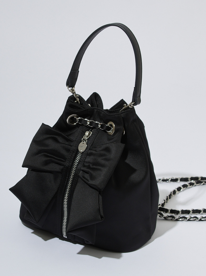 リボンディテールミニリュックサック(ハンドバッグ)｜BAGS（バッグ