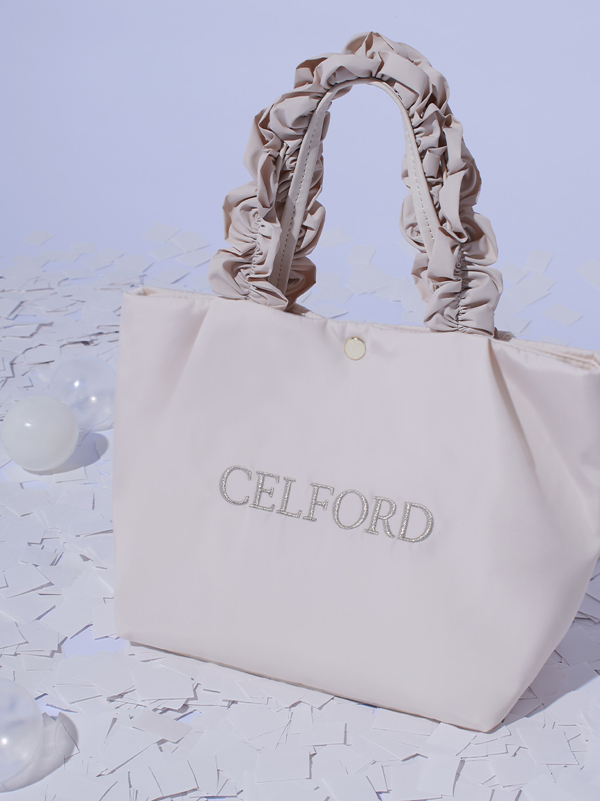 セルフォードバック CELFORD（セルフォード） トートバッグ フリルラメ刺繍トートバッグ