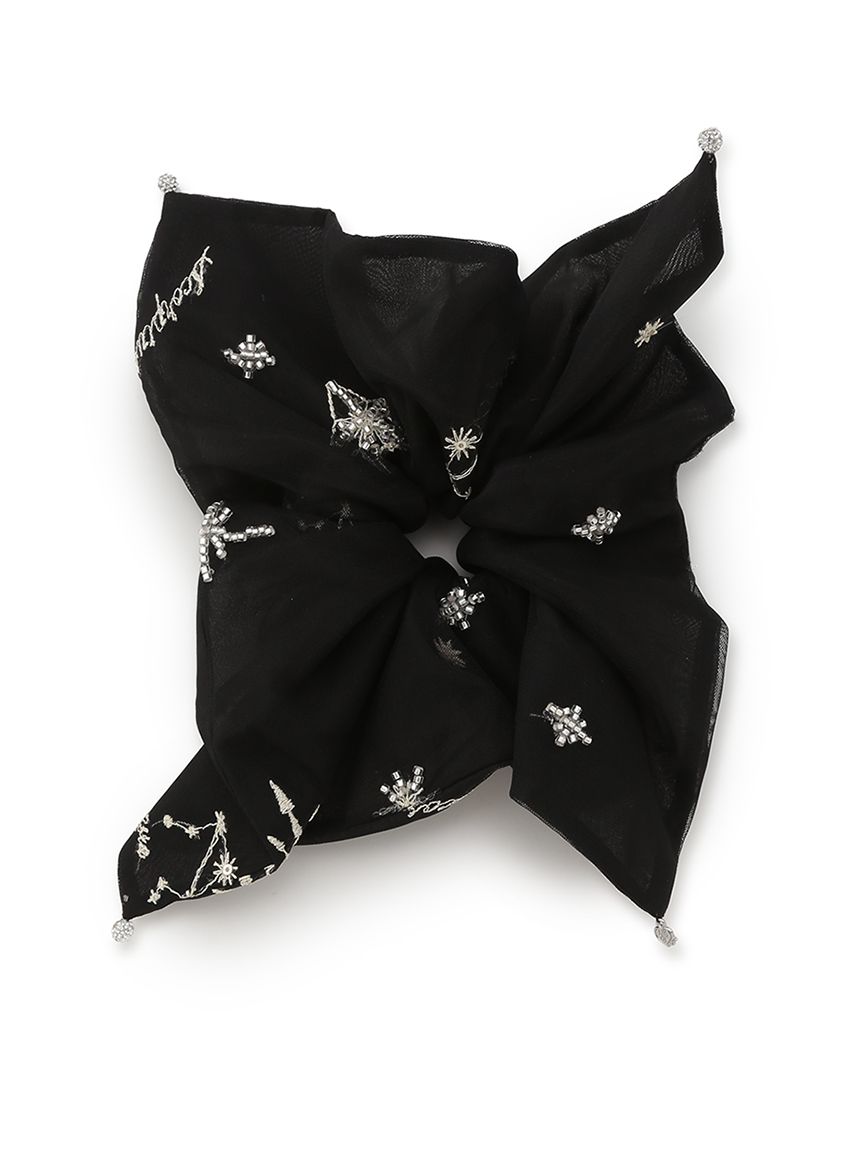 YUMI KATSURA for CELFORD】コラボスターリーチュール刺繍シュシュ