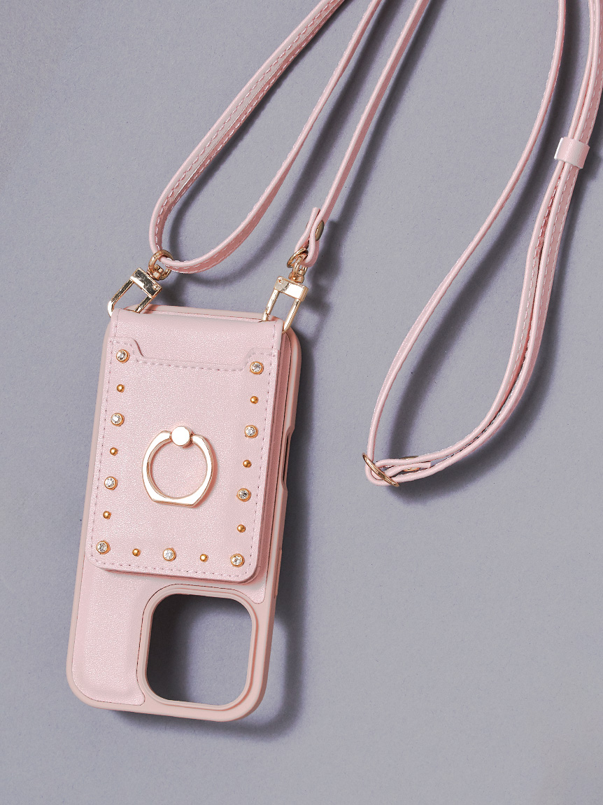 【リュタン】ビジュースタッズスマホケース　3セット リュタン】ビジュースタッズスマホケース(FASHION GOODS（ファッション