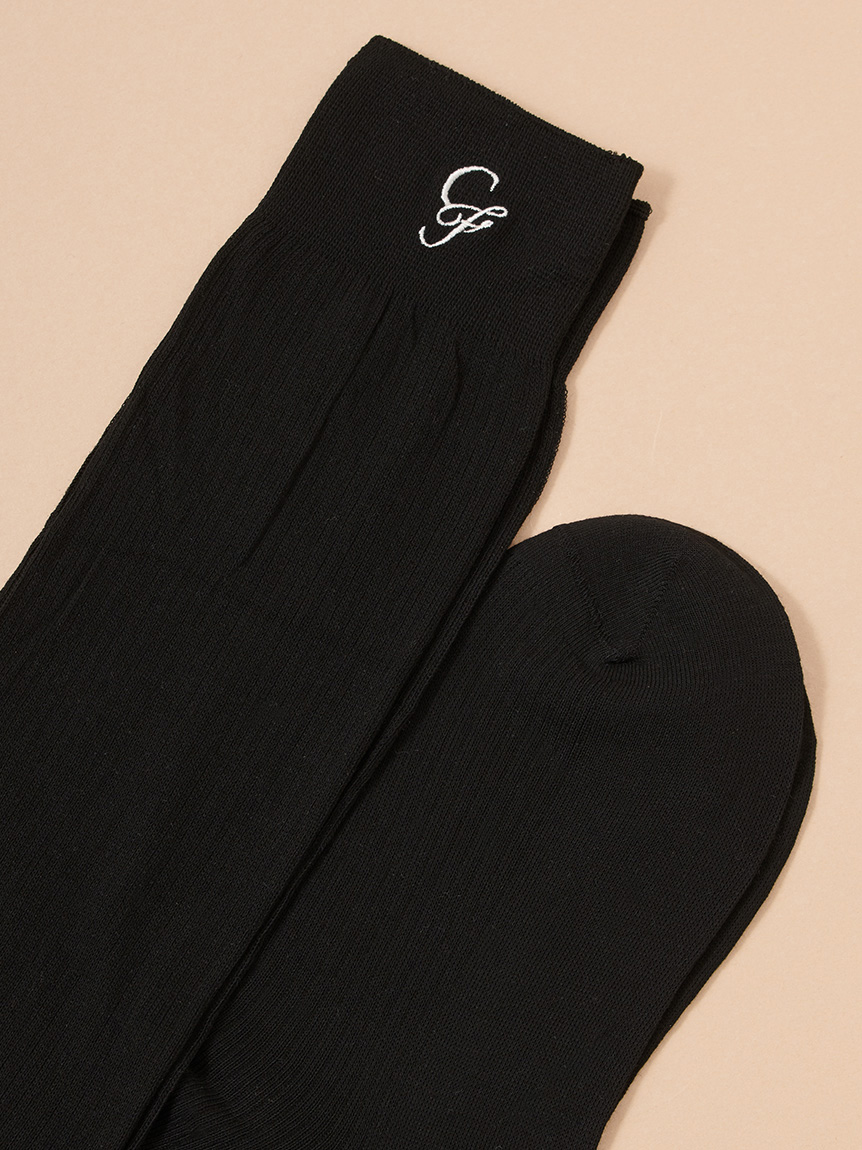 ロゴ刺繍入り靴下(ソックス)｜レッグウェア｜CELFORD（セルフォード