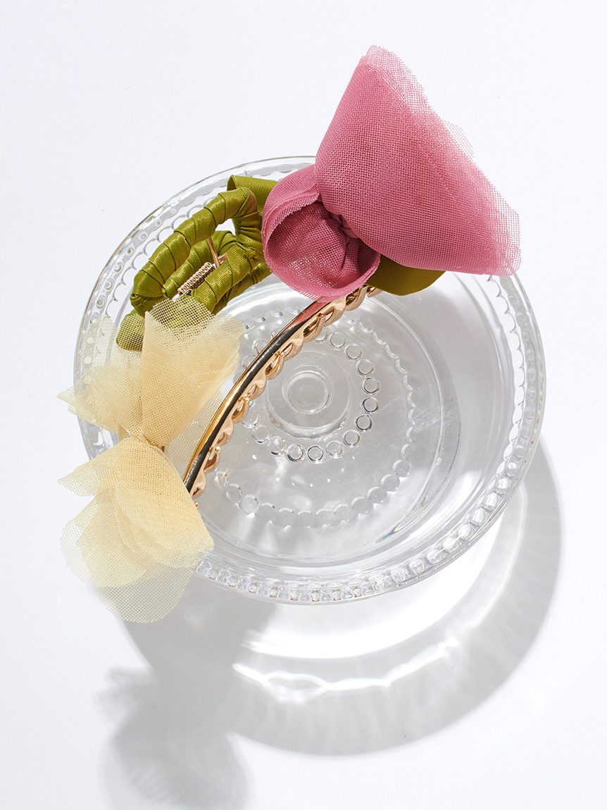 CELFORD×P.J. REDOUTEコラボ】フラワーへアクリップ(ヘアアクセサリー