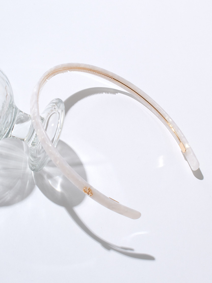 ロゴチャームポイントアセチカチューシャ