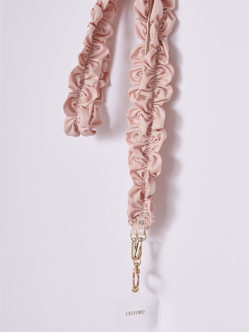 プリュメル】フリルスマホショルダーストラップ(FASHION GOODS