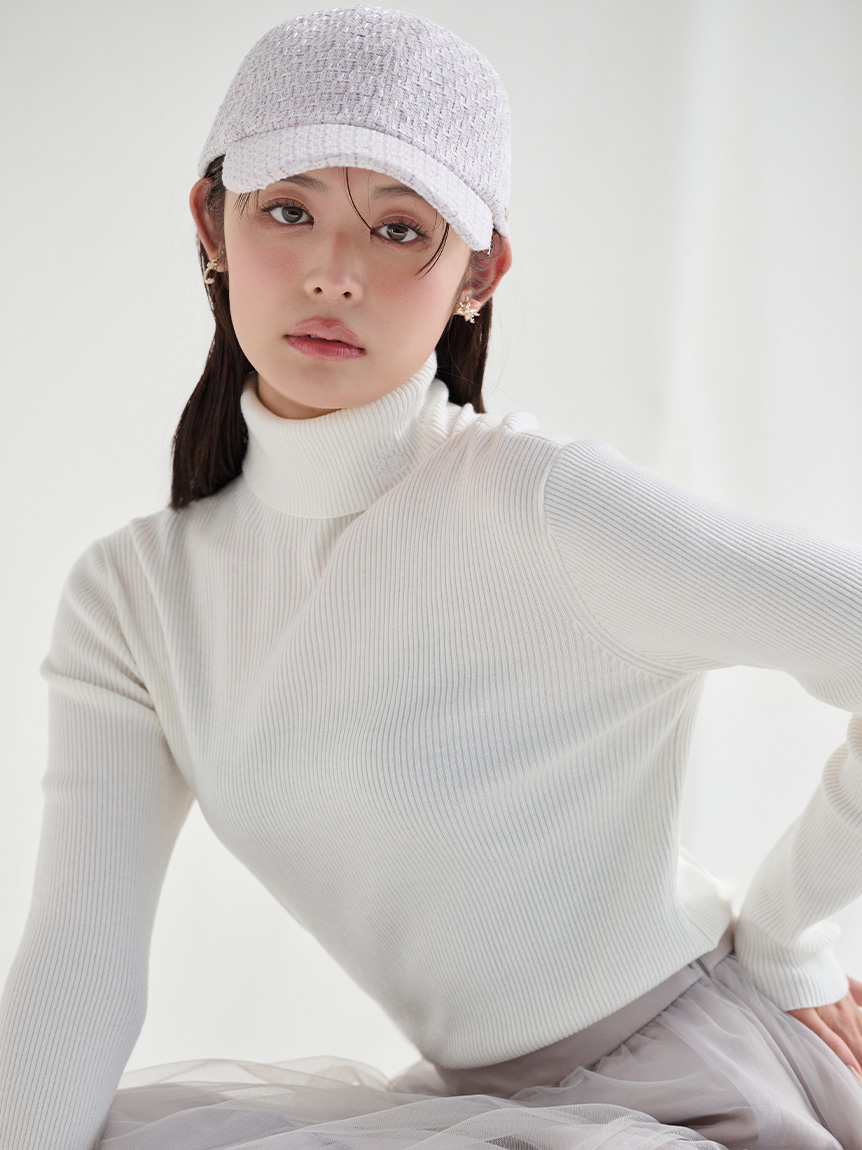 ロゴメタル付きツイードキャップ(帽子)|FASHION GOODS(ファッション ロゴメタル付きツイードキャップ(帽子)|FASHION GOODS(ファッション