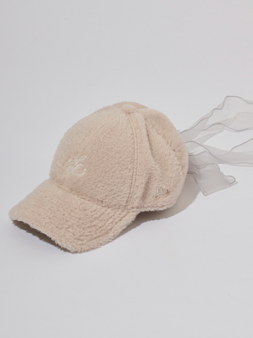 CELFORD|NEWERA】コラボシアーリボン付きボアキャップ(キャップ)｜HAT