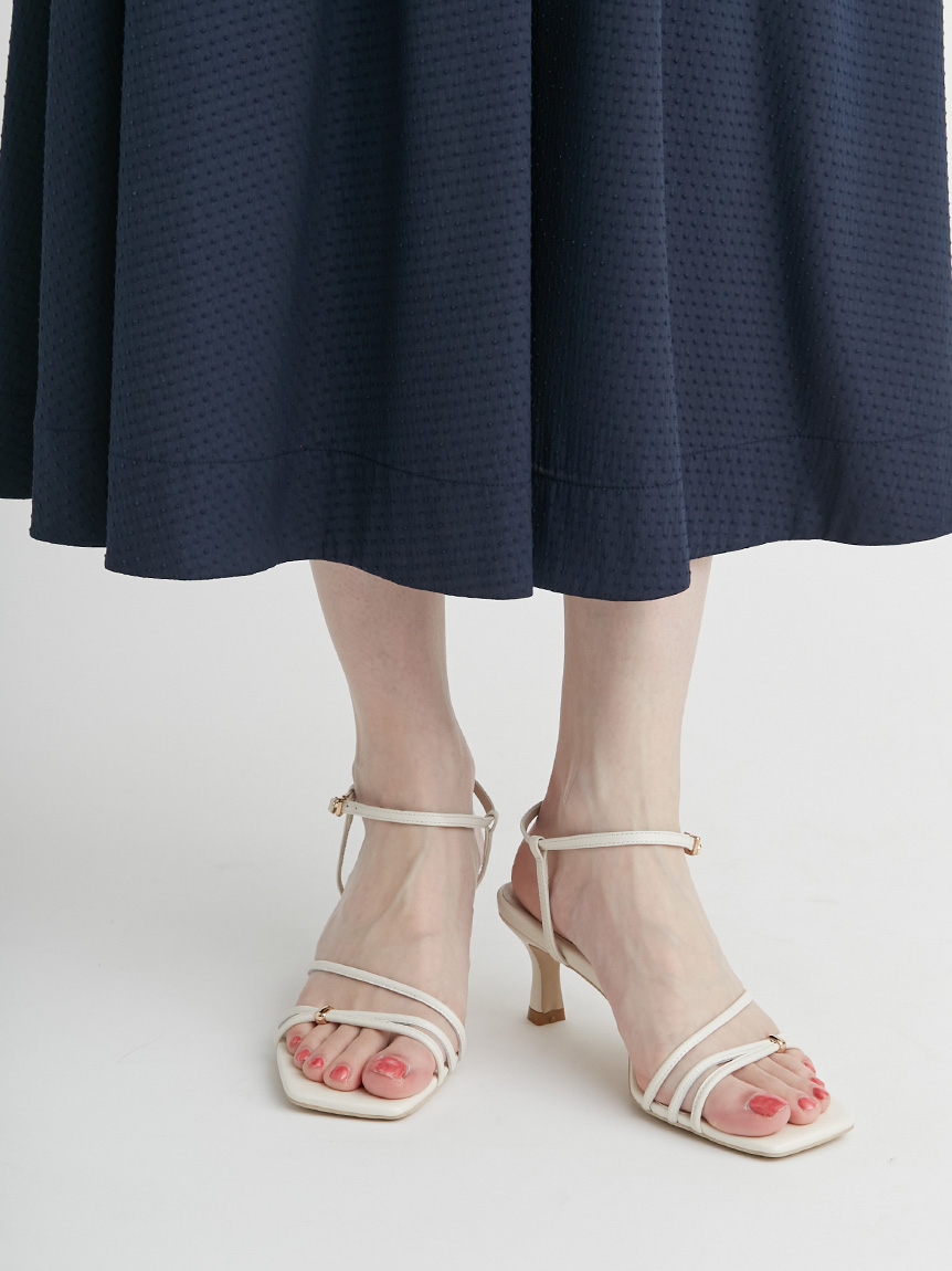 ナローレザーサンダル(サンダル・ミュール)|SHOES(シューズ ナローレザーサンダル(サンダル・ミュール)|SHOES(シューズ