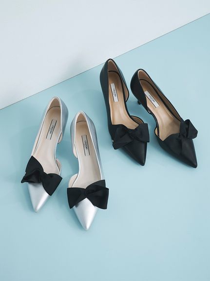 リボンクリップ付きパンプス(パンプス)｜SHOES（シューズ