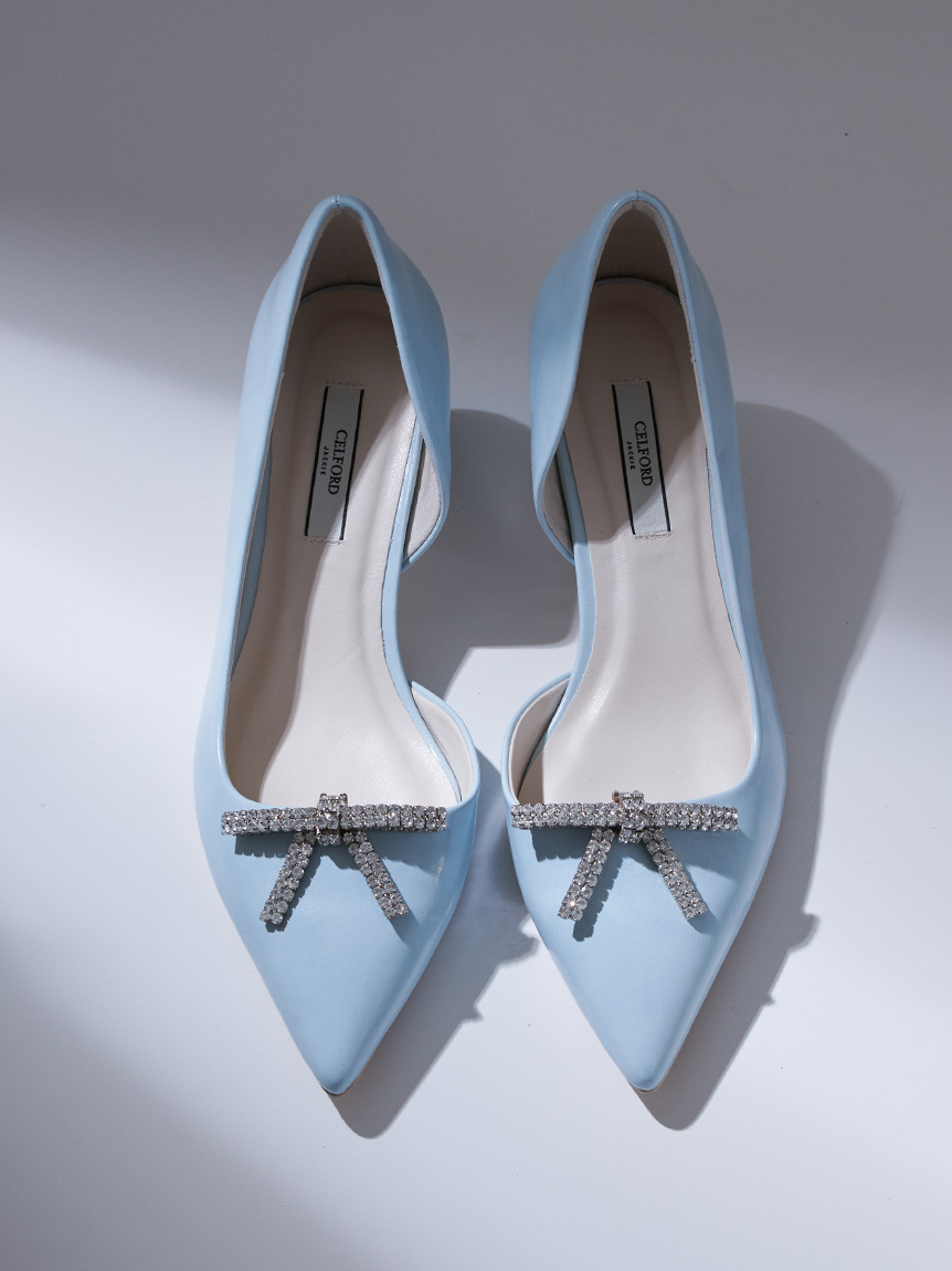 ビジューリボン付きパンプス(パンプス)｜SHOES（シューズ）｜CELFORD