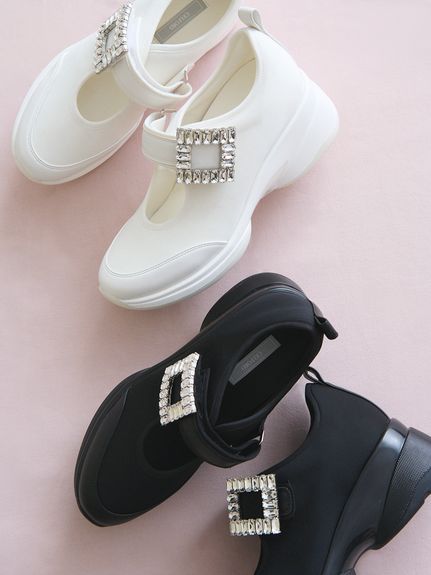 テッド★クリア ビジュー バレエシューズ 37 バレエビジュースニーカー(スニーカー)｜SHOES（シューズ）｜CELFORD