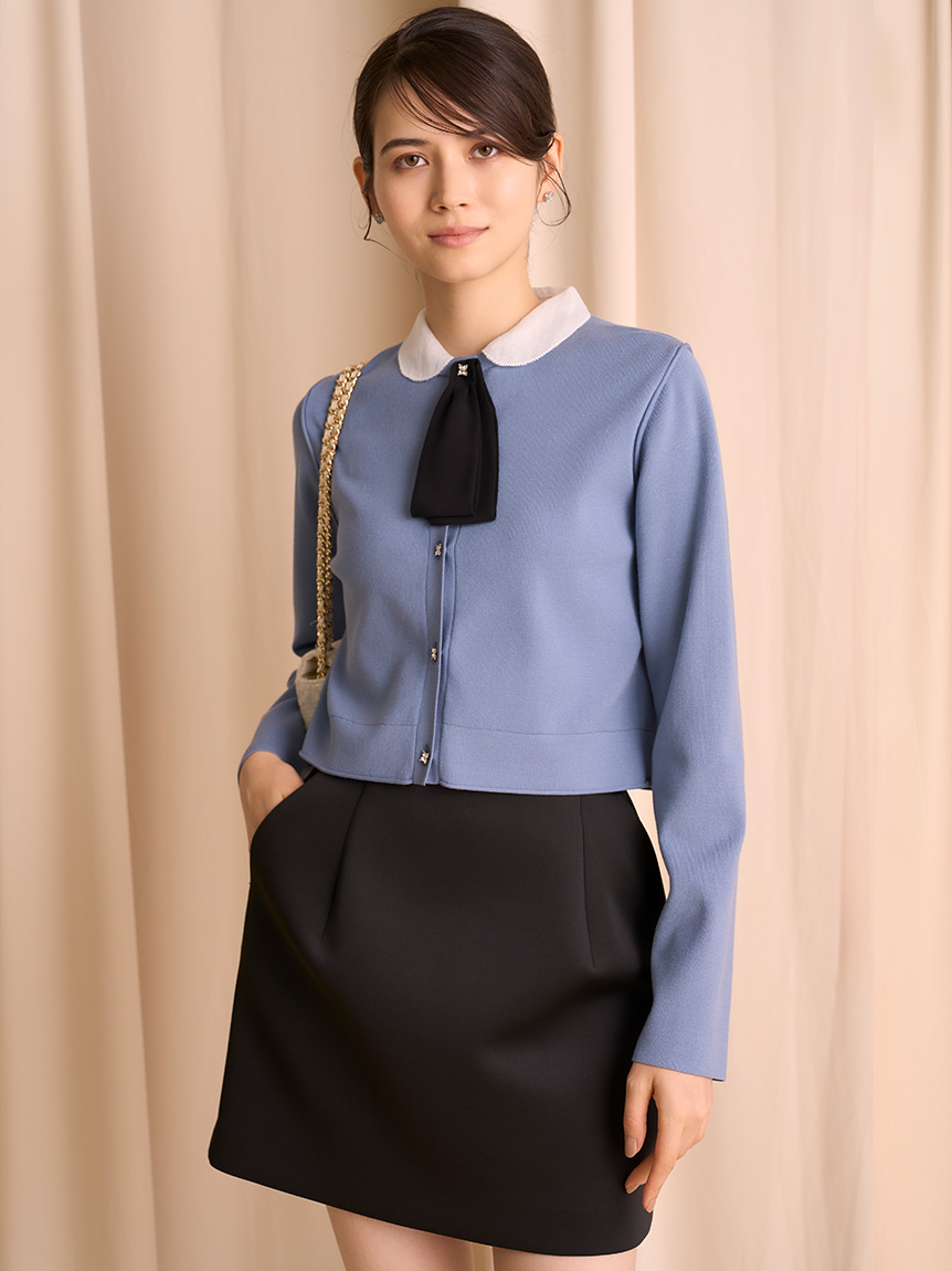 デタッチャブル総針カーディガン(カーディガン)｜TOPS（トップス  