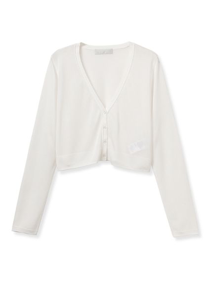 ロングスリーブシアーカーディガン(カーディガン)｜TOPS