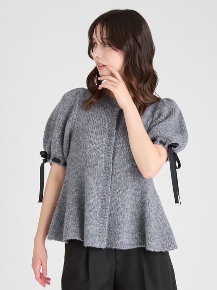 最終価格【新品タグ付】セルフォード　ペプラムカーディガン　パフスリーブ　ネイビー STAFF SNAP │ CELFORD（セルフォード）公式サイト