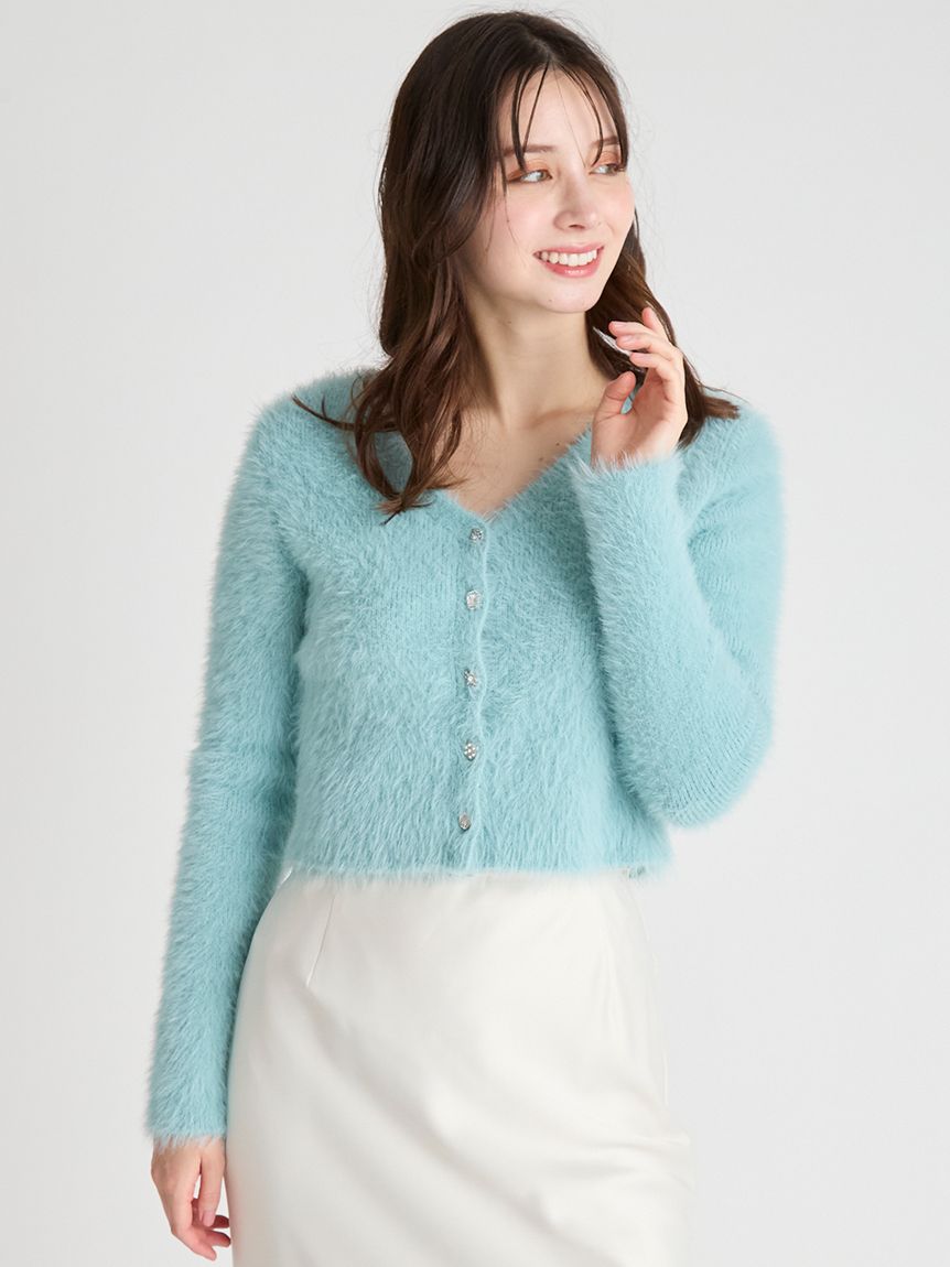 まみむめ様 CELFORD セルフォード パフスリーブ シアーカーディガン CELFORD｜ロングスリーブシアーカーディガン | Rakuten Fashion