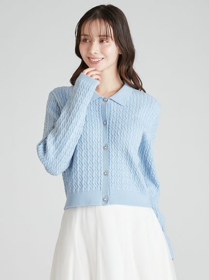 【新品】セルフォードゴルフモノグラムカーディガンM38 新品】セルフォードゴルフモノグラムカーディガンM38/バケットハット