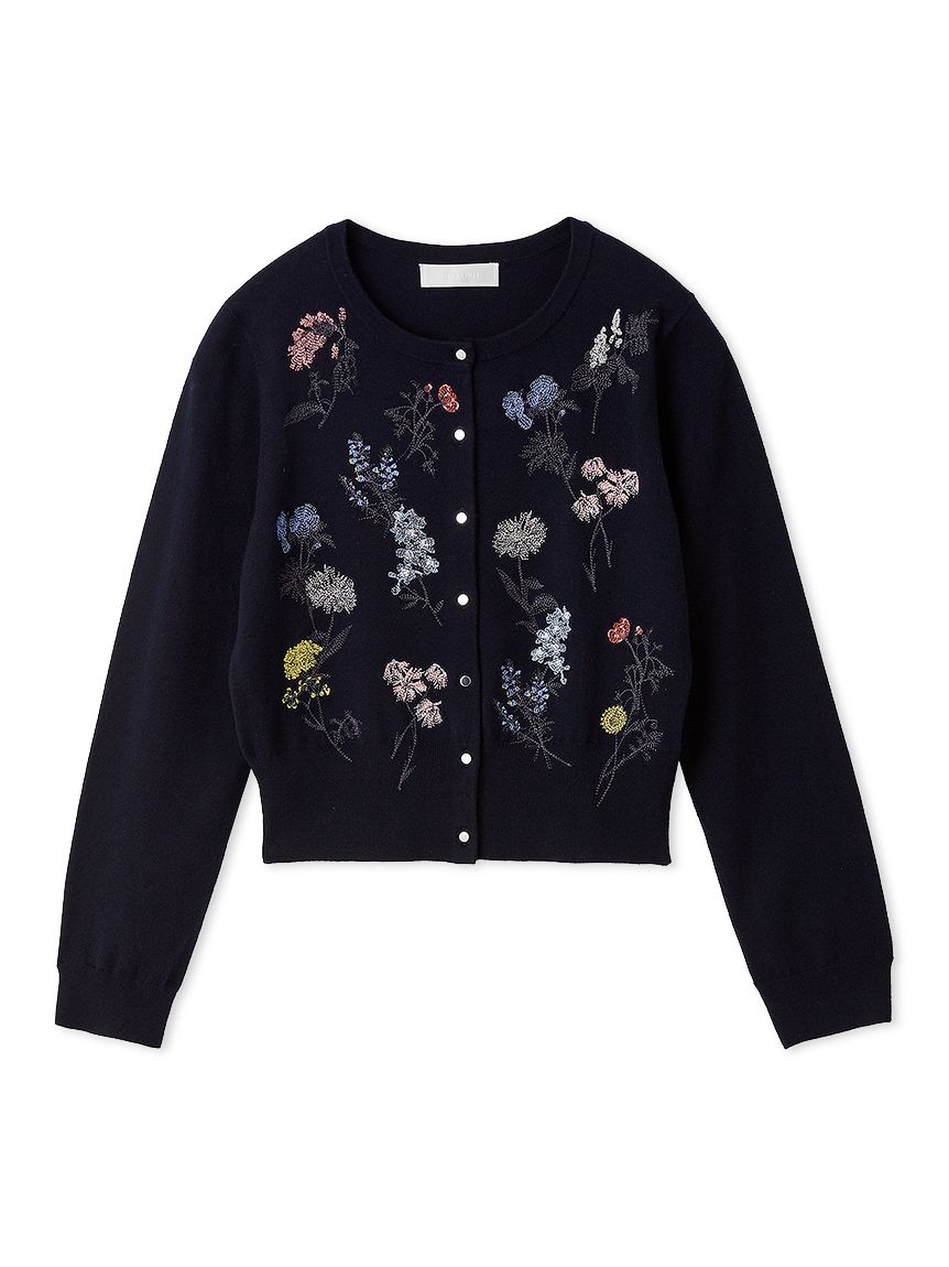 フラワー刺繍カーディガン(カーディガン)｜TOPS（トップス）｜CELFORD