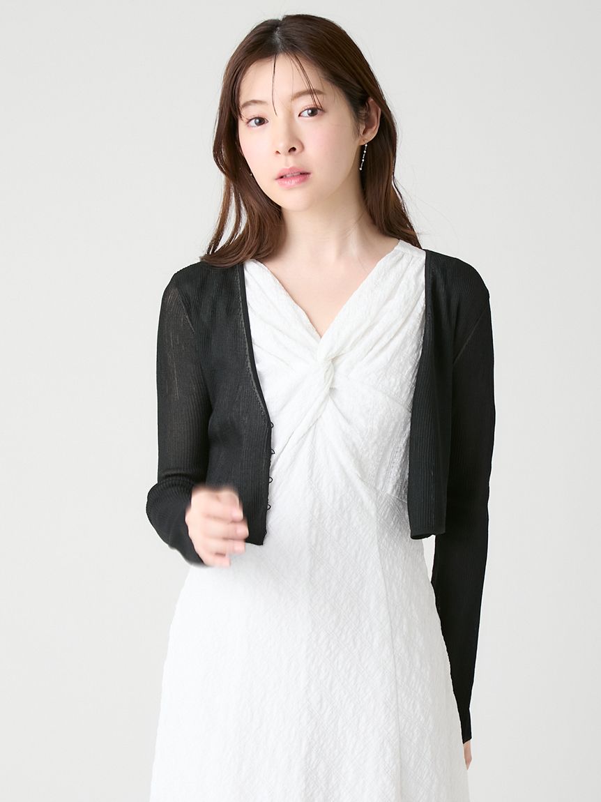 シアーリブカーディガン(カーディガン)｜TOPS（トップス）｜CELFORD