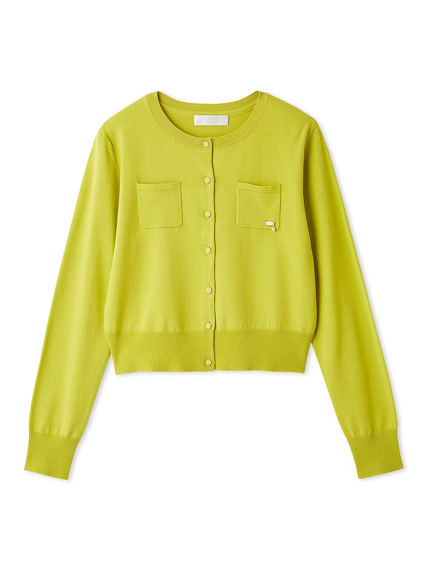 シルク混ポケットカーディガン(ニットプルオーバー)｜TOPS（トップス