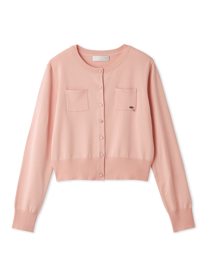 シルク混ポケットカーディガン(ニットプルオーバー)｜TOPS（トップス