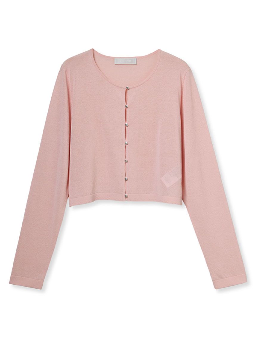 洗える】クルーネックカーディガン(カーディガン)｜TOPS（トップス