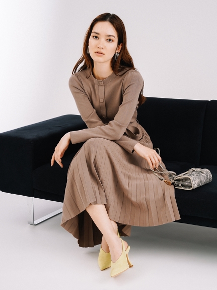 プリーツニットワンピース ニットワンピース Dress ドレス Celford セルフォード の通販サイト 公式