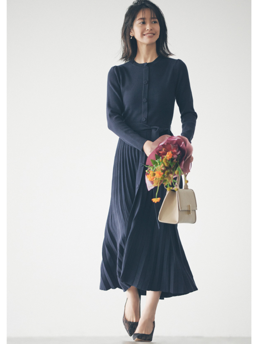 プリーツニットワンピース ニットワンピース Dress ドレス Celford セルフォード の通販サイト 公式