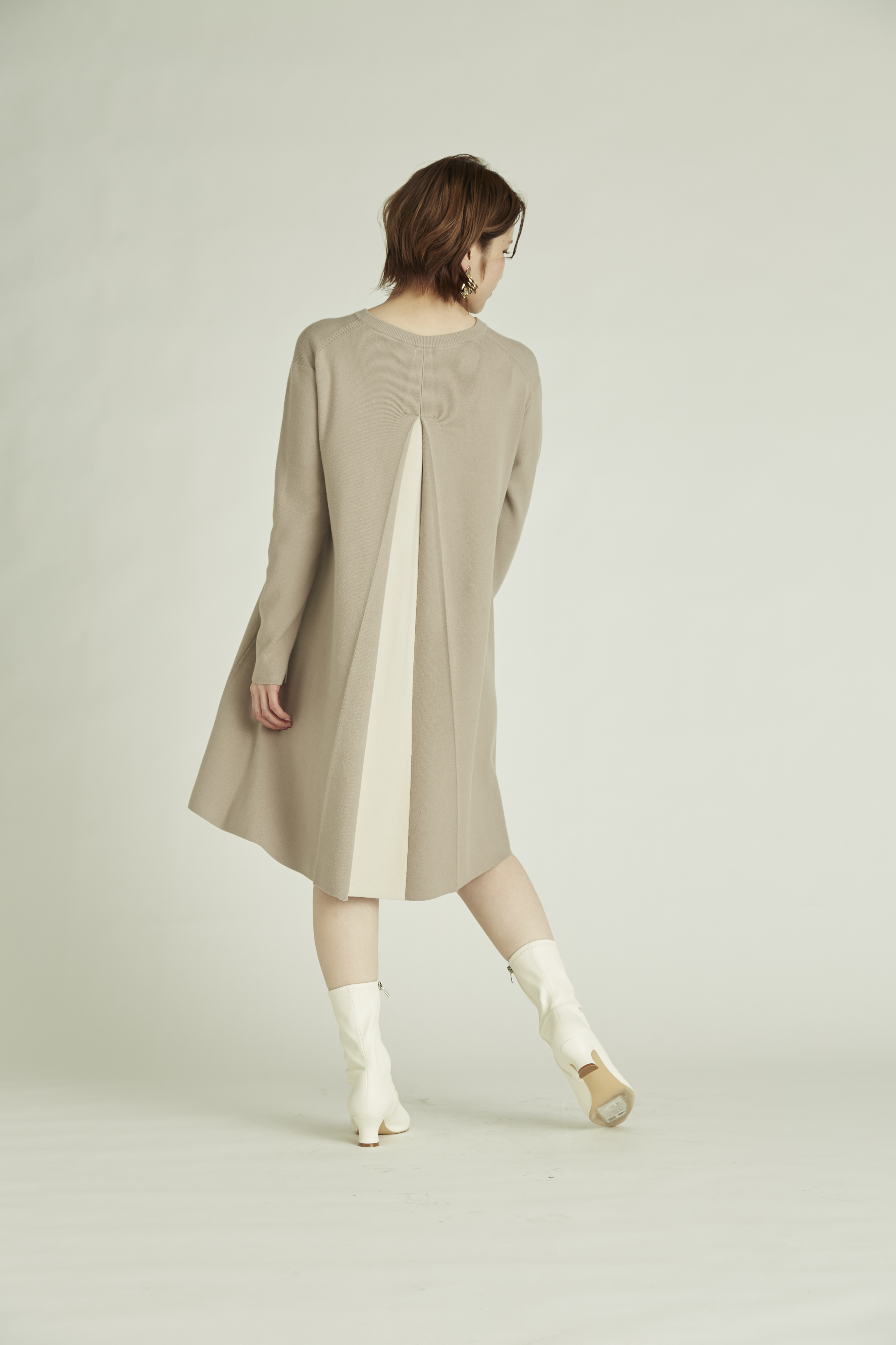 New Year Special Knit Dress バイカラーａラインニットワンピース ニットワンピース Dress ドレス Celford セルフォード の通販サイト 公式