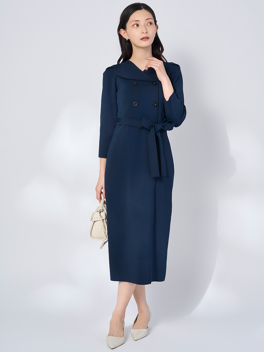 アシメカラーニットタイトワンピ(フォーマルワンピース)｜DRESS 