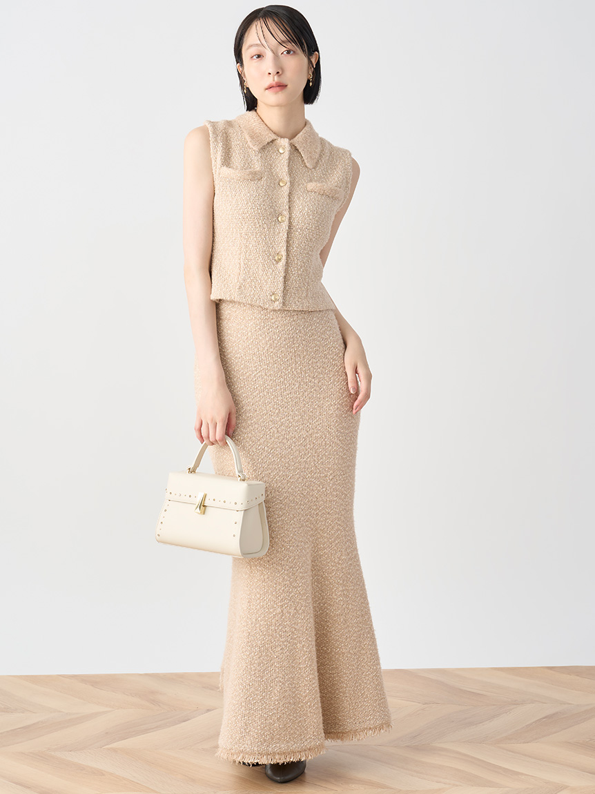 セルフォードCELFORDパフスリーブワンピースゴールドベージュ定価23000円 DRESS(ドレス)|CELFORD(セルフォード)の通販サイト【公式】