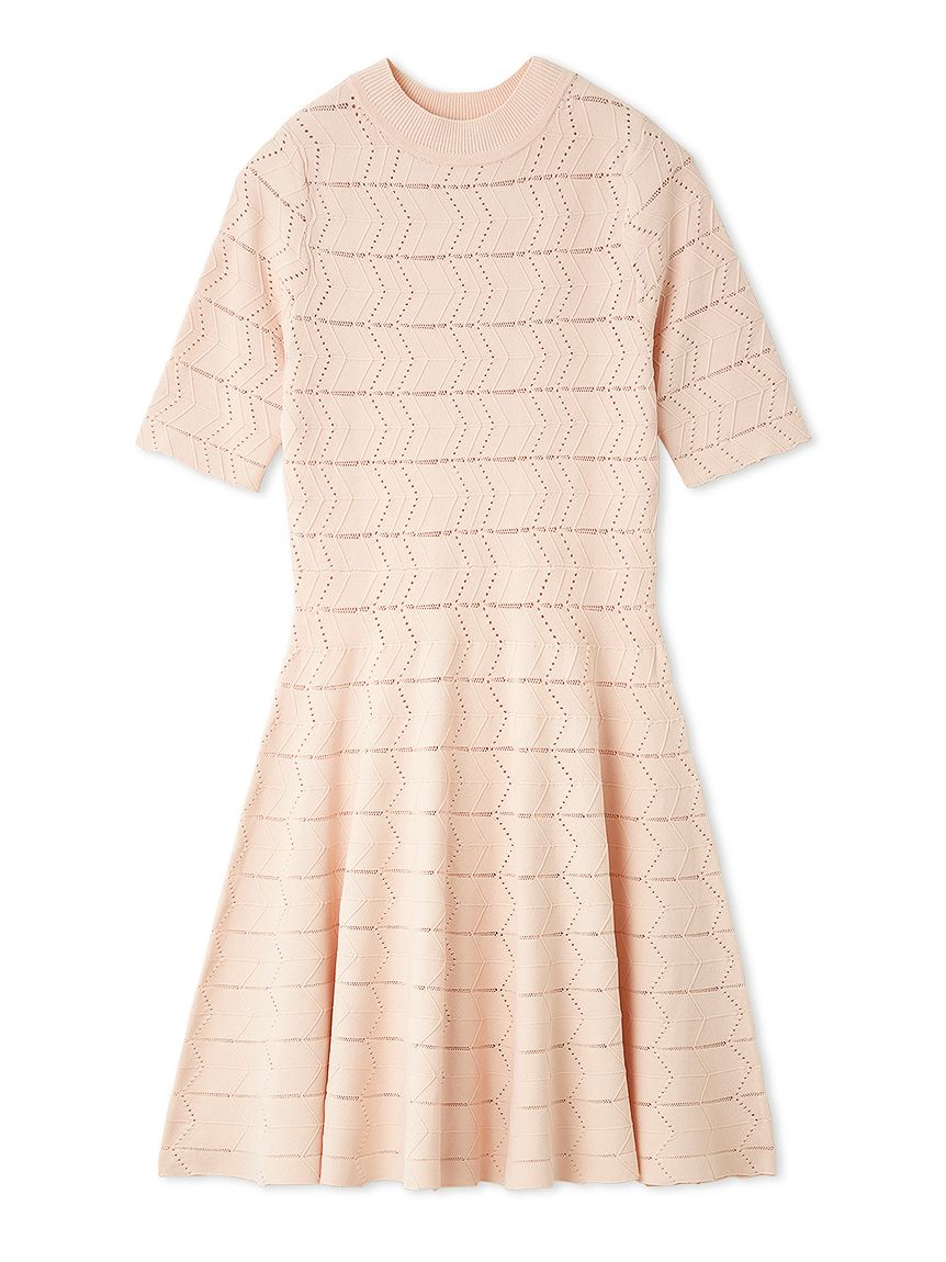 洗える】アイレット柄ミニワンピース(デイリーワンピース)｜DRESS
