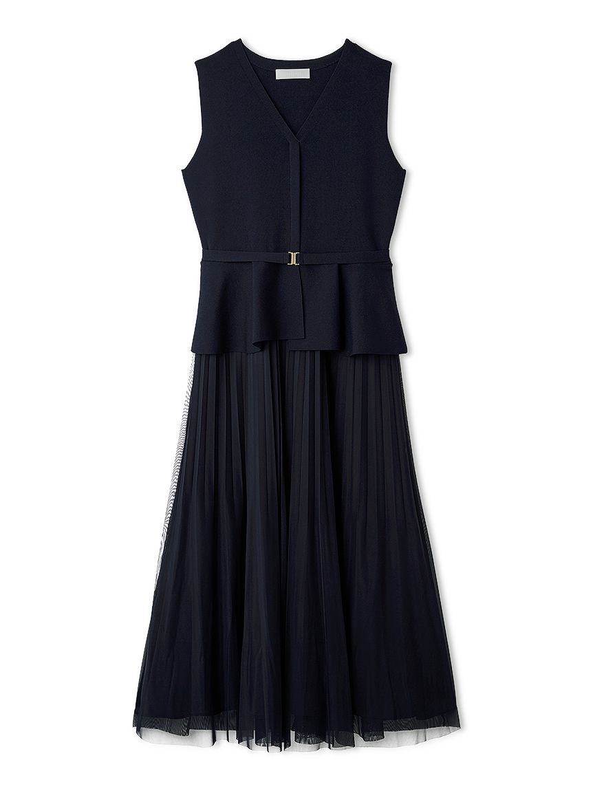 ジレドッキングワンピース(ニットワンピース)｜DRESS（ドレス
