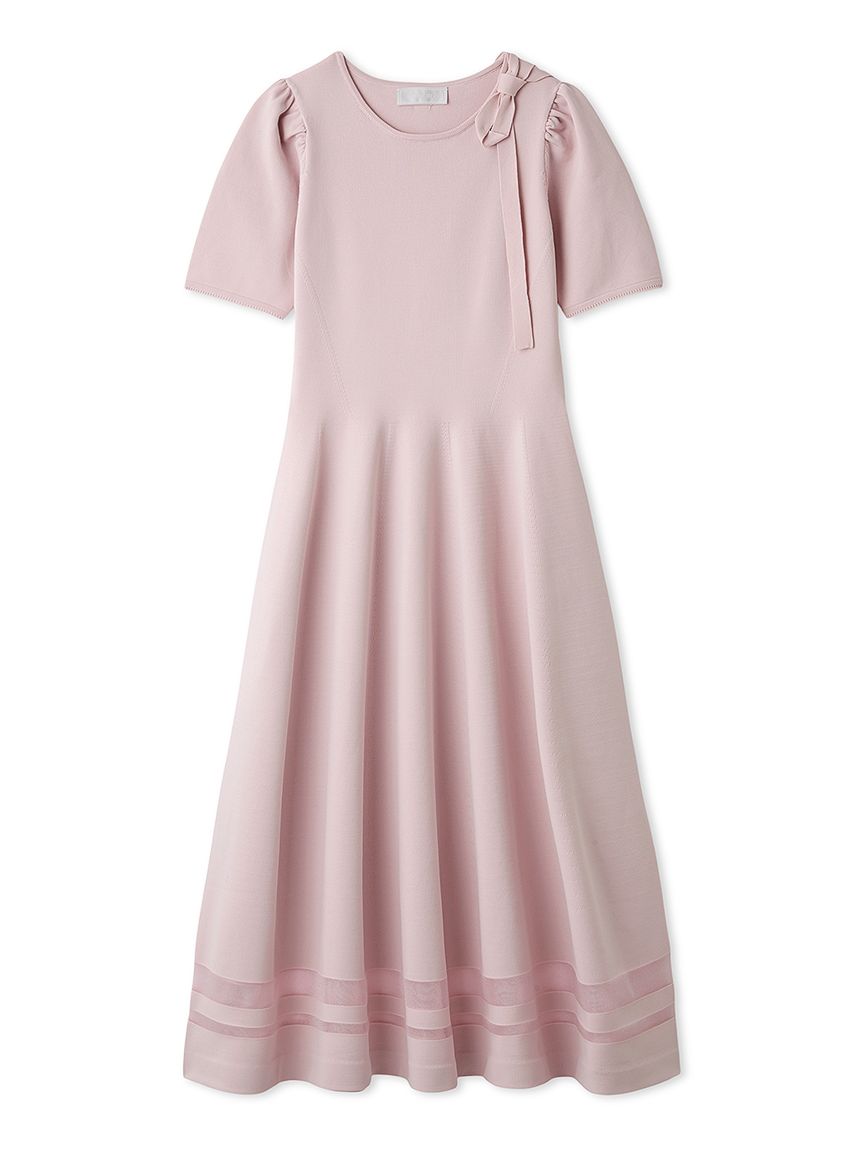 ネックリボンホールガーメントワンピース(デイリーワンピース)｜DRESS