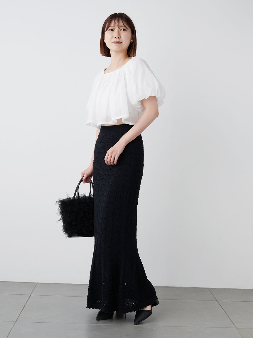 クロッシェマーメイドニットスカート(SKIRT（スカート）)｜CELFORD  