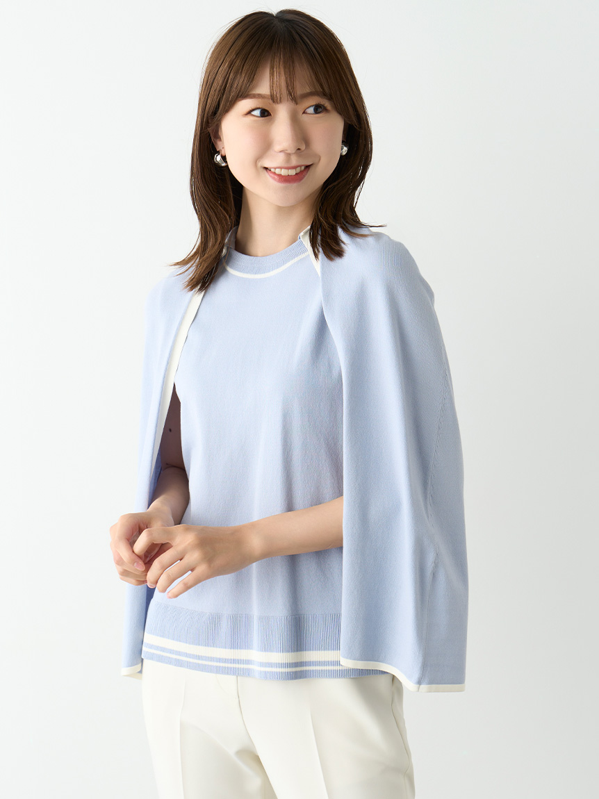 ２Ｗａｙケーププルオーバー(ニットプルオーバー)｜TOPS（トップス