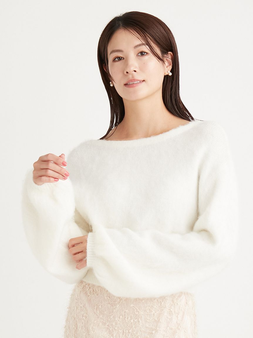 CELFORD - セルフォード　celford ツイストニットプル　ピンク ツイストニットプル(ニットプルオーバー)｜TOPS（トップス