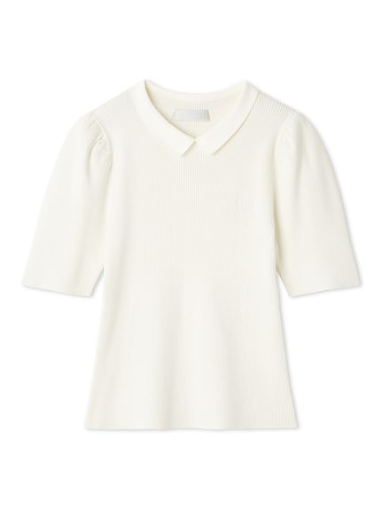 美品　人気　セルフォード　マリクレール　2023 パフスリーブ　Tシャツ　白 美品 人気 セルフォード マリクレール 2023 パフスリーブ T