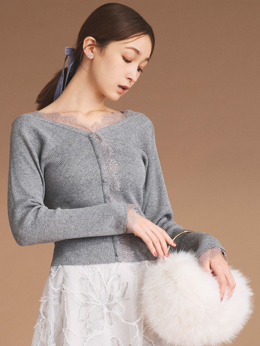 セルフォード CELFORD フロントリボンニットチュニック トップス CELFORD｜フロントリボンニットチュニック | Rakuten Fashion