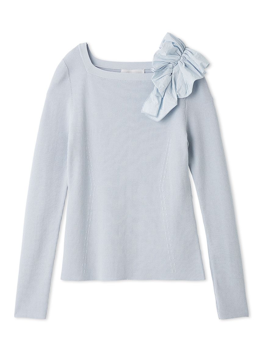 アシメフリルニットプルオーバー(ニットプルオーバー)｜TOPS（トップス