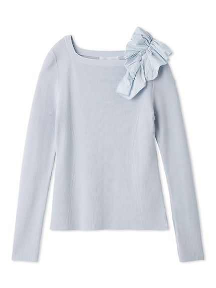 アシメフリルニットプルオーバー(ニットプルオーバー)｜TOPS（トップス