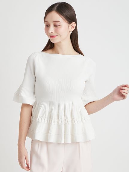 セルフォード ★ 袖ラッフルニットプルオーバー 楽天市場】【即日出荷】(セール50%OFF) CELFORD セルフォード ラメ