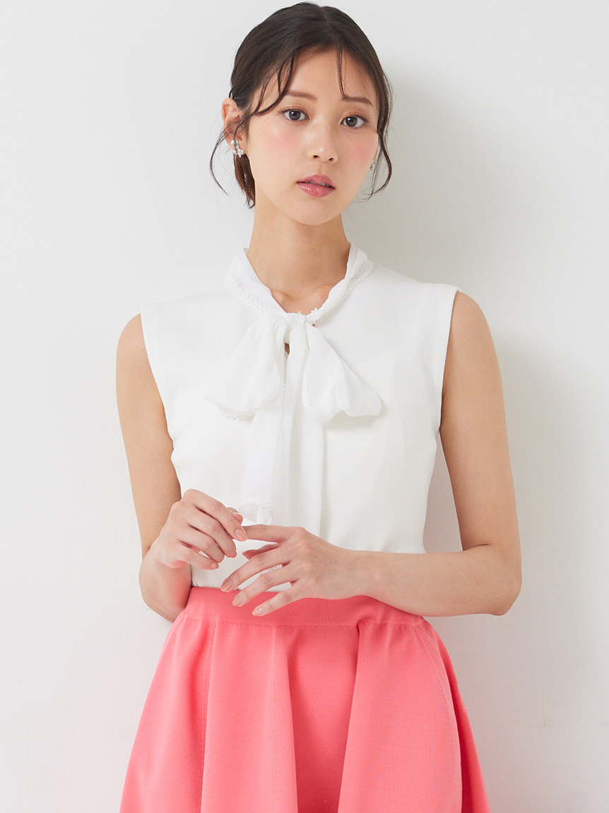 CELFORD セルフォード ボータイシフォンブラウス CELFORD（セルフォード）の「割繊シフォンボウタイブラウス（シャツ