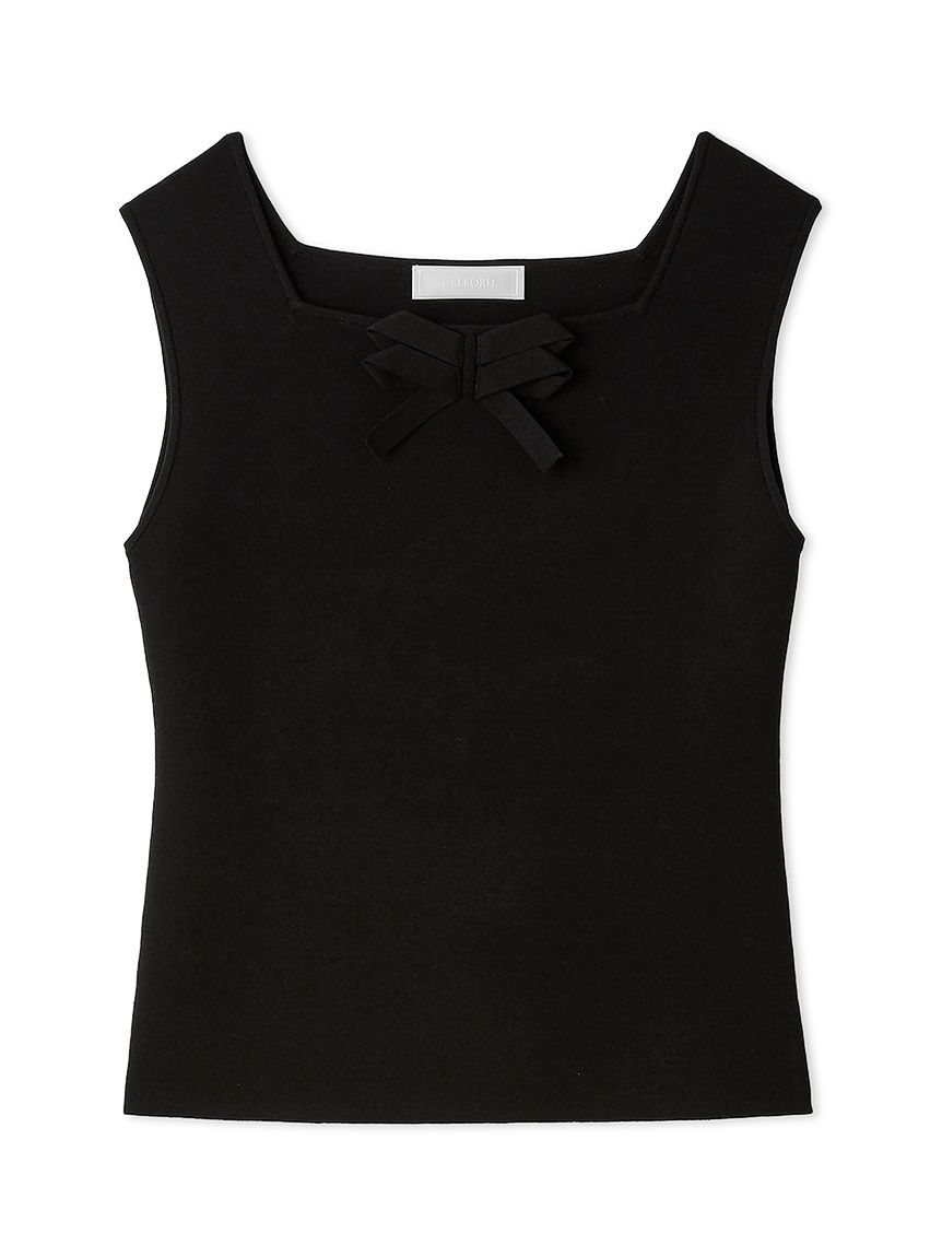 フロントリボンニットプルオーバー(ニットプルオーバー)｜TOPS