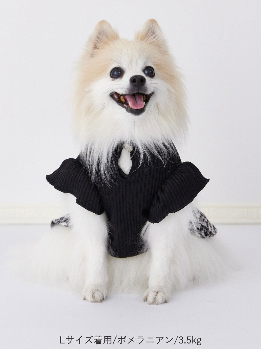 DOG&CAT】ツイードドッキングカットワンピース(ウェア)｜PET｜CELFORD