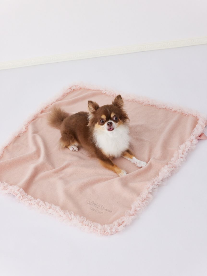 DOG&CAT】チュールフリルフリースブランケット(その他グッズ)｜PET