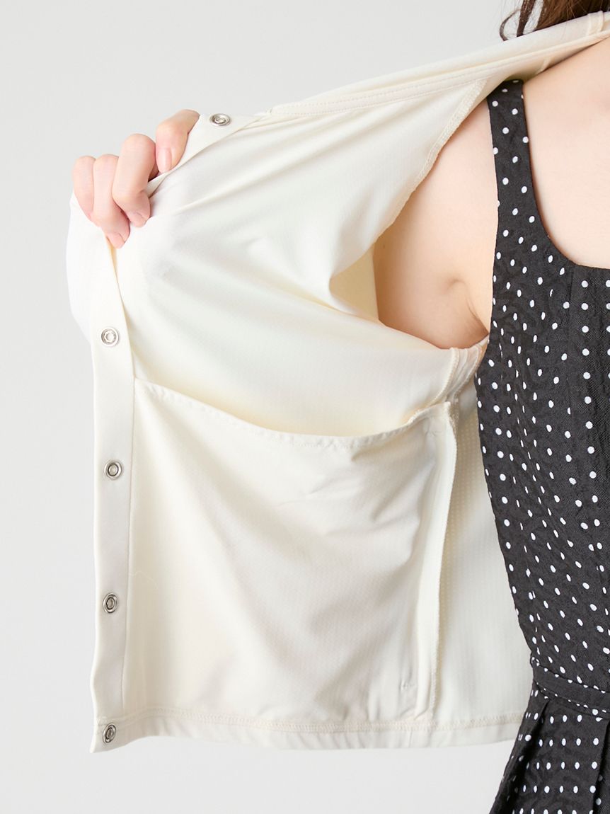 洗える】【UVカット】リングドットUVパーカー(パーカー)|TOPS 洗える】【UVカット】リングドットUVパーカー(パーカー)|TOPS