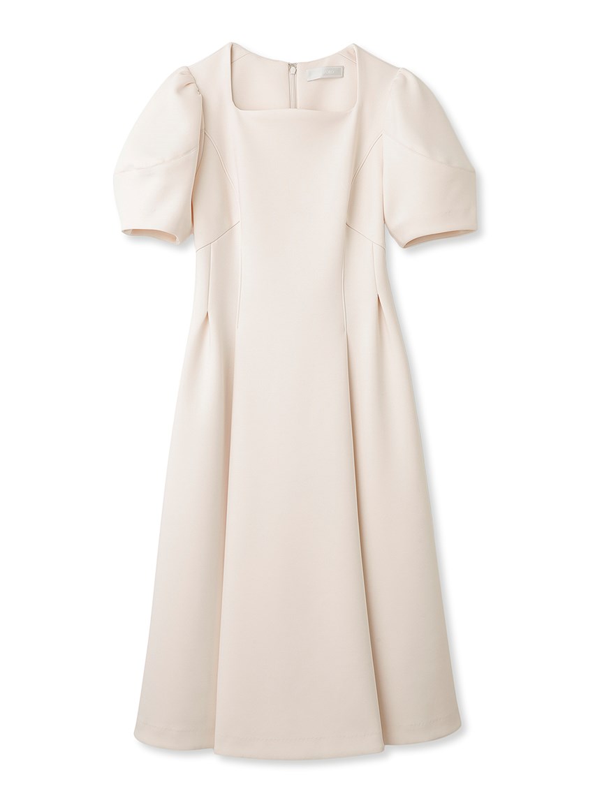 カーブネックポンチワンピース(デイリーワンピース)｜DRESS（ドレス 