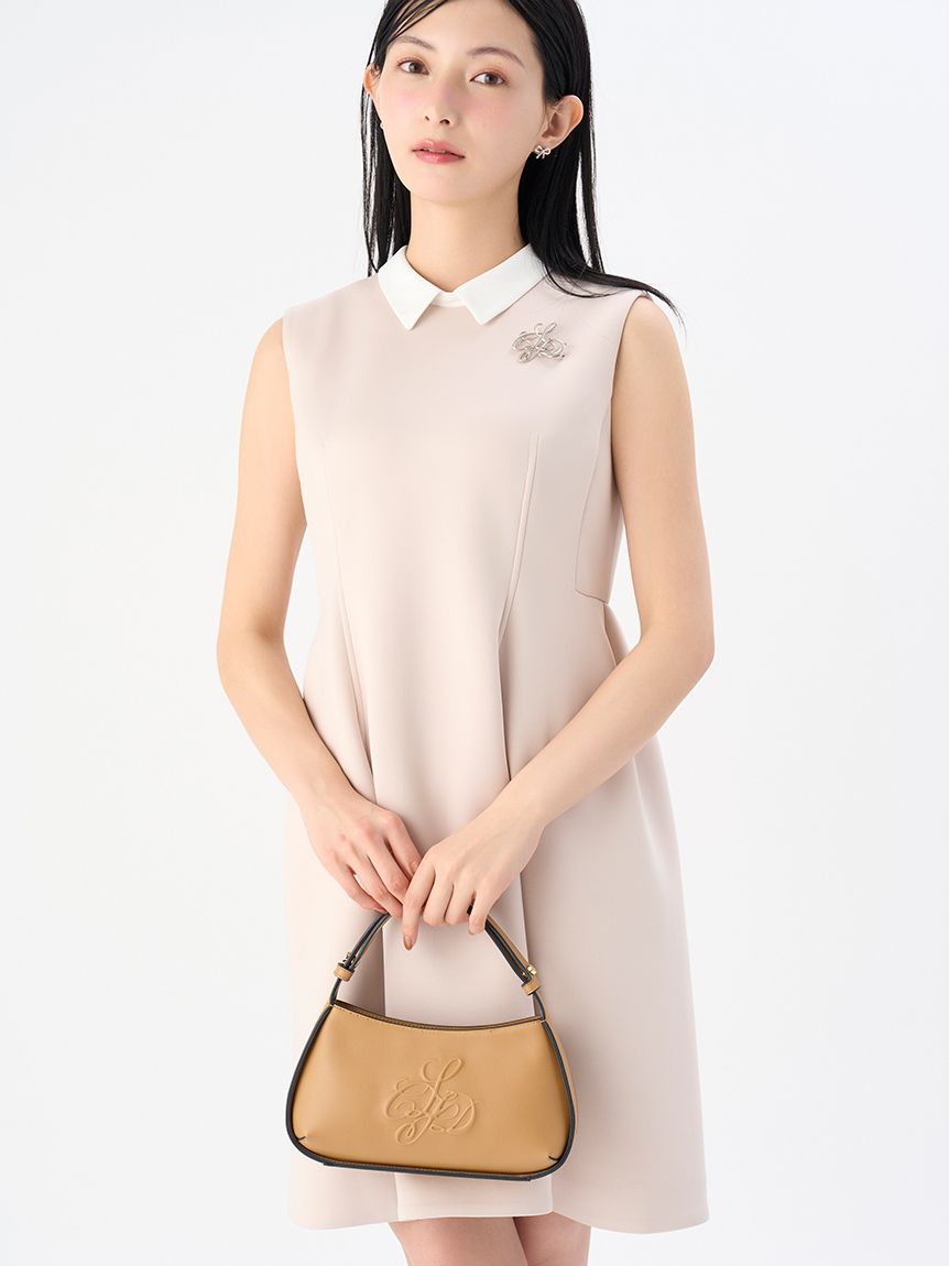 衿付きペプラムミニワンピース(デイリーワンピース)｜DRESS