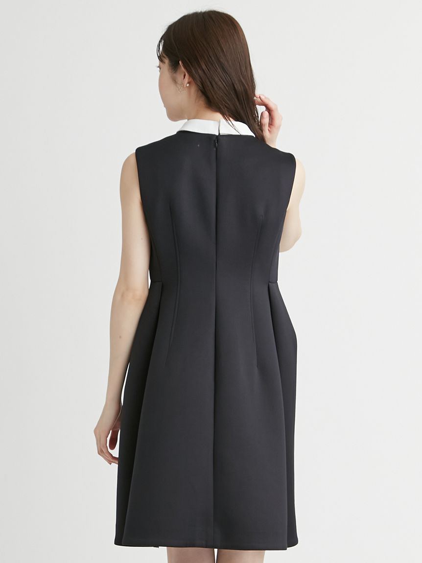 衿付きペプラムミニワンピース(デイリーワンピース)|DRESS 衿付きペプラムミニワンピース(デイリーワンピース)|DRESS